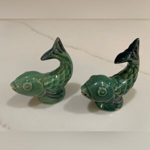 Rosemeade Green Dolphin Fish Salt and Pepper